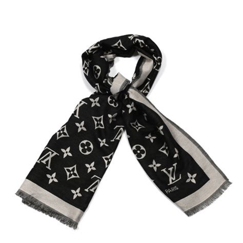 miss lv stole|LOUIS VUITTON Silk Wool Monogram Miss LV Stole .